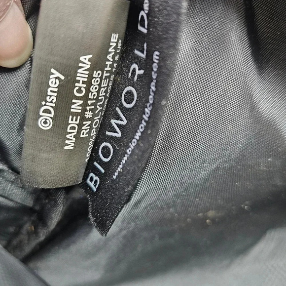 Bioworld Disney Minnie Mouse Backpack Purse Black Red Ears Small Bag Glitter - Picture 13 of 13